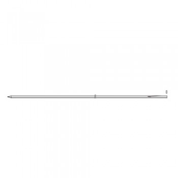 Kirschner Wire Drill Trocar Pointed - Flat End Stainless Steel, 31 cm - 12 1/4" Diameter 1.8 mm Ø